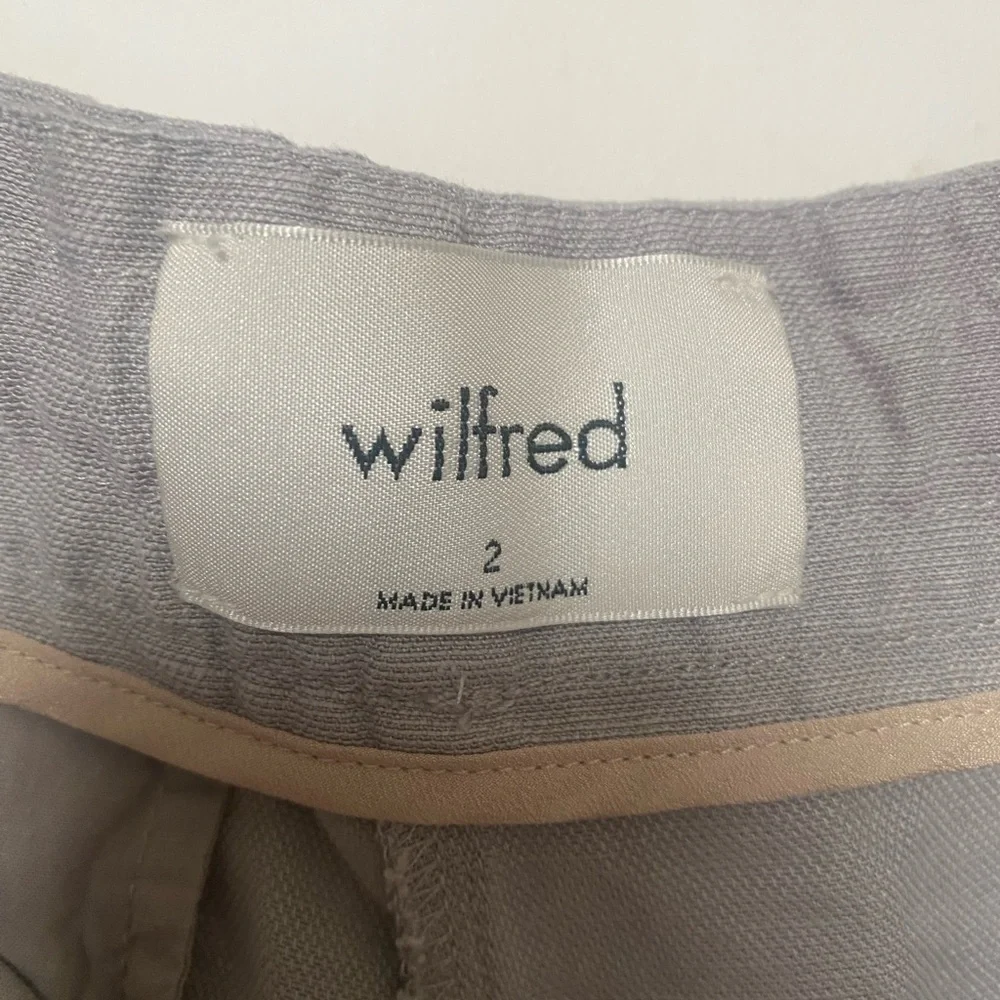 Wilfred Allant‎ Linen Grey Pants Drawstring Waist